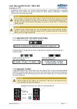 Preview for 31 page of aditec MKA 500 User Manual