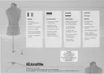 Preview for 2 page of Adjustoform Sew Simple Assembly And Adjustment Instructions