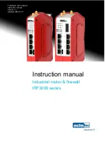 Preview for 1 page of ADS-tec IRF3000 Series Instruction Manual