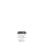 Preview for 2 page of ADTRAN 1200107L1 User Manual