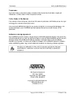 Preview for 2 page of ADTRAN 17406368F1 Hardware Installation Manual