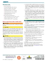 Preview for 2 page of ADTRAN BVL3AWWD Series Quick Start Manual