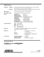 Preview for 4 page of ADTRAN D4-n x 56 DSU DP Product Manual