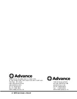 Preview for 40 page of Advance acoustic 56105307 Instructions For Use Manual