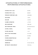 Preview for 10 page of Advance acoustic MAP-305II Owner'S Manual