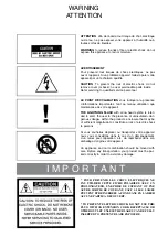 Preview for 3 page of Advance acoustic MAX-150 Quick Start Manual