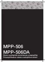 Advance acoustic MPP-506 Quick Start Manual preview