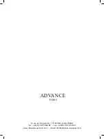 Preview for 24 page of Advance Paris X-i1100 Quick Start Manual