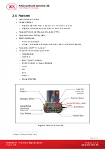 Preview for 4 page of Advanced Card ACR83 PINeasy Technical Specifications