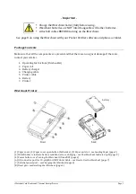 Preview for 3 page of Advanced Merchant iMerchant Operating Instructions Manual