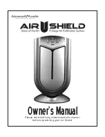 Advanced PureAir Air Shield Owner'S Manual preview