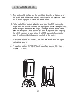 Preview for 4 page of Advanced PureAir Desk & Travel Pro 1500 Owner'S Manual