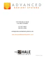 Preview for 40 page of Advanced Radiant Systems ES/ESH Series Installation, Operation And Service Instructions