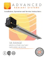 Advanced Radiant Systems VA Range Installation, Operation And Service Instructions preview