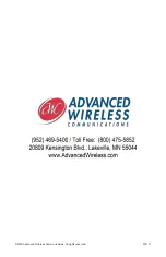 Preview for 26 page of Advanced Wireless Communications AWR-D7000 User Manual