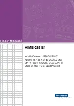 Advantech AIMB-215 B1 User Manual preview