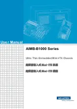 Advantech AIMB-B1000 Series User Manual preview