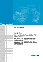 Advantech HPC-5000 User Manual preview