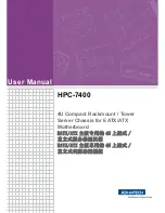 Advantech HPC-7400 User Manual preview