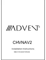 Advent CHVNAV2 Installation Instructions Manual preview