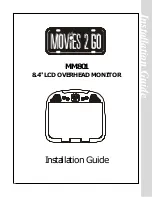 AEC MM801 - LCD Monitor - Movies 2 Go Installation Manual preview