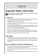 Preview for 2 page of AEG Electrolux 79850 G Operating Instructions Manual