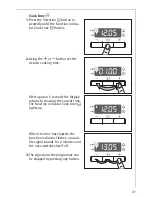 Preview for 21 page of AEG Electrolux PREFERENCE E31915-4 Operating Instructions Manual