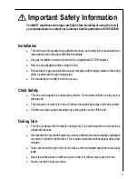 Preview for 3 page of AEG 116 K Operating Instructions Manual