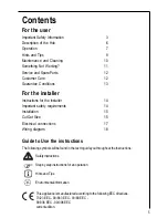 Preview for 5 page of AEG 116 K Operating Instructions Manual