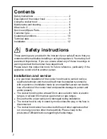 Preview for 2 page of AEG 2600 D Operating And Installation Manual