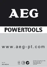 Preview for 99 page of AEG 41091601 Original Instructions Manual