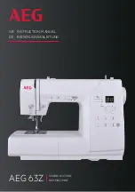 AEG 63Z Instruction Manual preview