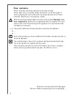 Preview for 2 page of AEG 75300K-MN Operating And Installation Instructions