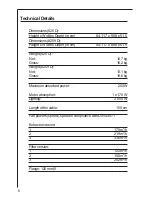 Preview for 6 page of AEG 825 D Installation And Operating Instructions Manual