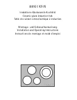 AEG 88101 K-MN Installation And Operating Instructions Manual preview