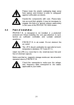 Preview for 21 page of AEG A PROTECT B. 1500 Operating Instructions Manual