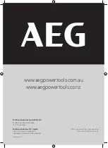 Preview for 12 page of AEG A18DPC Original Instructions Manual