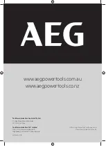 Preview for 28 page of AEG A18FCS68 Original Instructions Manual