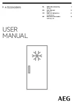 Preview for 1 page of AEG A72220GSW0 User Manual