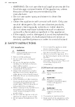 Preview for 20 page of AEG ABE81826NC User Manual