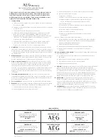 Preview for 6 page of AEG ADF6050AB User Manual