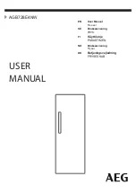 Preview for 1 page of AEG AGB728E4NW User Manual