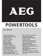 Preview for 1 page of AEG AL 1214 G Original Instructions Manual