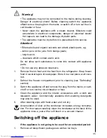 Preview for 16 page of AEG Arctis 1504GS Operating Instructions Manual