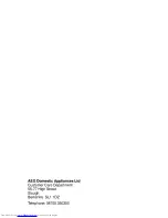 Preview for 16 page of AEG Arctis Super 1252 GS Operating Instructions Manual