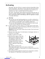 Preview for 21 page of AEG ARCTIS Operating Instructions & Installation Manual