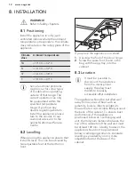 Preview for 12 page of AEG ATB81011NW User Manual