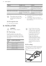 Preview for 12 page of AEG ATB8101VNW User Manual