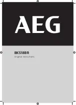 Preview for 1 page of AEG BKS18BR Original Instructions Manual