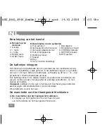 Preview for 22 page of AEG BMG 4906 Instruction Manual & Guarantee